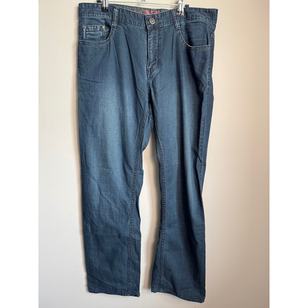 Giorgio Armani Mens Jeans Straight Leg Blue Denim 34 Casual Luxe Designer Preppy